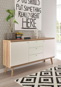 andas Sideboard »Merle«, im skandinavischen Design, Breite 160 cm