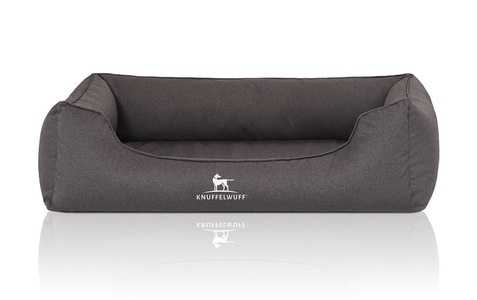 Knuffelwuff, Knuffelwuff Tierbett »Leon Velour XXXL, 155 x 105 cm, Anthrazit«, Knuffelwuff Tierbett »Leon Velour XXXL, 155 x 105 cm, Anthrazit«