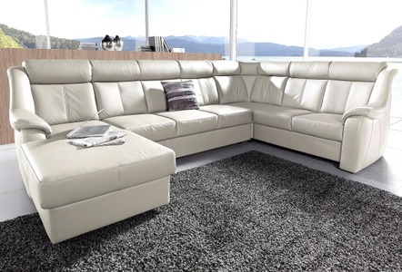 SIT&MORE, sit&more Wohnlandschaft, sit&more Wohnlandschaft »Basel U-Form«, wahlweise mit Relaxfunktion
