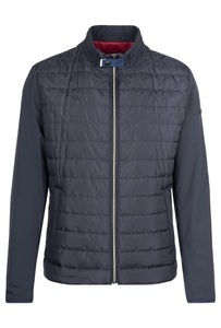 Bugatti, Jacke Herren Marine 48, bugatti Blouson, ohne Kapuze, mit Lasche am Stehkragen