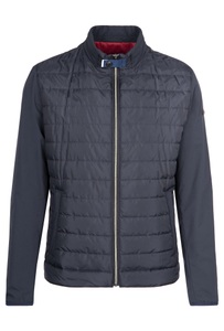 Bugatti, Jacke Herren Marine 48, bugatti Blouson, ohne Kapuze, mit Lasche am Stehkragen