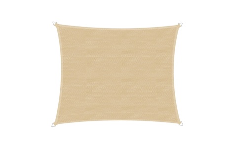 Windhager, Windhager Sonnensegel Capri - Rechteck - Champagne -, Windhager Sonnensegel »Sonnensegel Rechteck 4x5, Champagener«