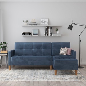 Dorel Home, Dorel Home Ecksofa »Lilly«, mit Bett-Funktion, Recamiere beidseitig montierbar, Sitzhöhe 43 cm, Dorel Home Ecksofa »Lilly, L-Form,« mit Bett-Funktion, Recamiere beidseitig montierbar, Sitzhöhe 43 cm