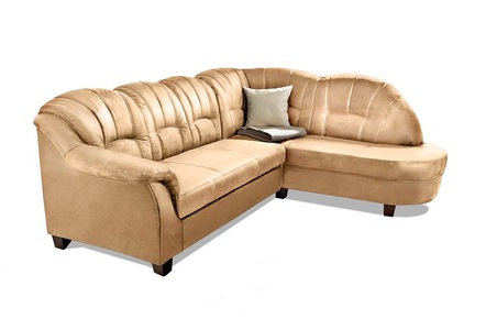 HOME AFFAIRE, Home affaire Ecksofa »Budapest«, wahlweise mit Bettfunktion, mit Recamiere oder Ottomane, 
