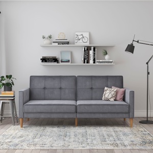 Dorel Home 3-Sitzer »Lilly«, Bett-Funktion, Rückenlehne 3-fach verstellbar, Sitzhöhe 43 cm