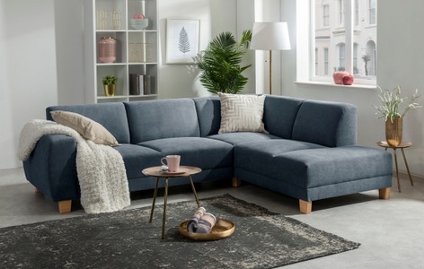 MAX WINZER, Max Winzer® Ecksofa »Blackpool«, Max Winzer® Ecksofa »Blackpool modern, mittlere Sitzhärte mit hochwertiger Schaumpolsterung«, Lounge-Charakter durch niedrigen, leicht gewölbten Rücken
