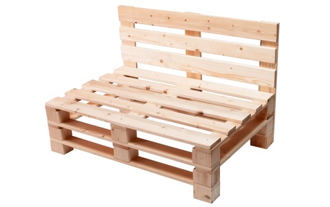 CoCon, Cocon Loungesofa »Nature, 120 x 50/86 x 80«, COCON Palettensofa Nature, 120 x 50/86 x 80