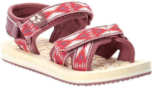 Jack Wolfskin, Jack Wolfskin Outdoorsandale »ZULU VC K«, mit Klettverschluss, 