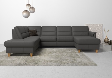 Home affaire Wohnlandschaft »Palmera«, Federkern, wahlweise mit Bettfunktion und mit/ohne Stauraum