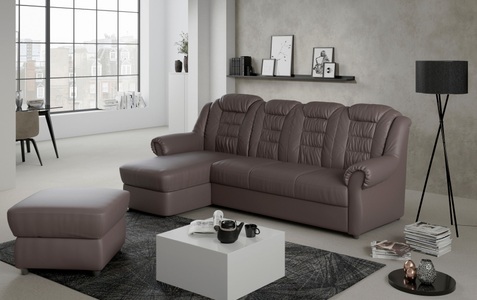 HOME AFFAIRE, Home affaire Ecksofa »Boston L-Form«, Gemütliches Ecksofa mit hoher Rückenlehne in klassischem Design, Home affaire Ecksofa »Boston L-Form«, Gemütliches Ecksofa mit hoher Rückenlehne in klassischem Design