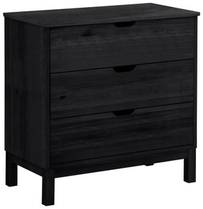 HOME AFFAIRE, Home affaire Kommode »Post«, aus massivem schönen Kiefernholz, mit vielen Stauraummöglichkeiten, Breite 76 cm, Home affaire Kommode »Post«, aus massivem Kiefernholz, mit Stauraummöglichkeiten, Breite 76 cm