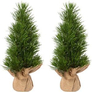 Creativ green, Creativ green Künstlicher Weihnachtsbaum »Weihnachtsdeko, künstlicher Christbaum, Tannenbaum«, im Jutesack, Creativ green Künstlicher Weihnachtsbaum »Weihnachtsdeko, künstlicher Christbaum, Tannenbaum«, im Jutesack
