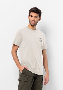 Jack Wolfskin, Jack Wolfskin T-Shirt aus Bio-Baumwolle Herren Journey T-Shirt Men S cotton white cotton white, Jack Wolfskin T-Shirt aus Bio-Baumwolle Herren Journey T-Shirt Men S cotton white cotton white