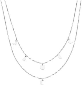 Purelei Collier »Schmuck Geschenk Luna Anhänger Halbmond doppelte Kette«