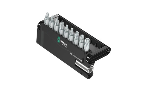 Wera, Wera 8151/55/67-9-899 05073416001 Bit-Set 10teilig Kreuzschlitz Phillips, Kreuzschlitz Pozidriv, Innen-TORX, Wera Bit-Check Universal 5 SB | 10 teilig