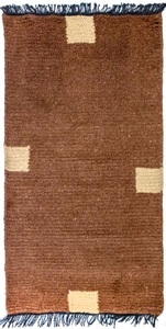 MorgenLand, morgenland Wollteppich »Nepal Teppich handgeknüpft braun«, rechteckig, 18 mm Höhe, handgeknüpft, morgenland Wollteppich »Nepal Teppich handgeknüpft braun«, rechteckig, 18 mm Höhe, handgeknüpft
