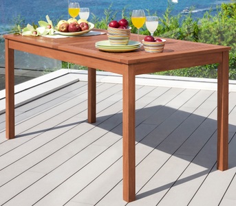 Merxx, MERXX Gartentisch »Montana«, Eukalyptusholz, braun, MERXX Gartentisch »Montana«