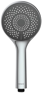 Wenko, WENKO Duschkopf Watersaving ø 11 cm Handbrause, WENKO Handbrause »Watersaving System«, Duschkopf Watersaving Grau, Durchmesser 11 cm