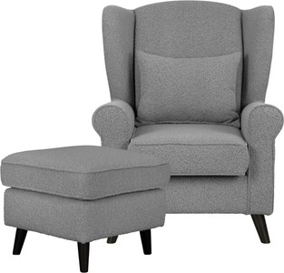 Home affaire Sessel »CHISTELLE«, Ohrensessel, auch in Bouclé, B/T/H: 81/87/99 cm