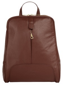SAMANTHA LOOK, Samantha Look Cityrucksack, echt Leder, Made in Italy, Samantha Look Cityrucksack, echt Leder, Made in Italy