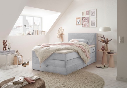 ED EXCITING DESIGN Boxspringbett »Luzern«, inkl. Bettkasten