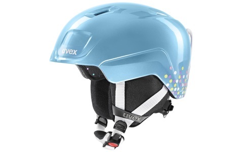 Uvex, Uvex Heyya Skihelm - blue confetti, Uvex heyya Wintersport Helm hellblau
