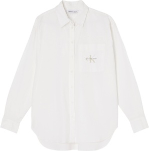 Calvin Klein Jeans Plus, Calvin Klein Jeans Plus Hemdbluse »PLUS MONOLOGO RELAXED SHIRT«, mit klassischer Brusttasche, 
