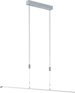 FISCHER & HONSEL, Höhenverstellbare LED-Hängeleuchte Shine m. Dimmer, Fischer & Honsel Led-hängeleuchte 120/100-200 cm , 60087 Metz , Alufarben , Metall , 120x100-200 cm , höhenverstellbar , 003151024102