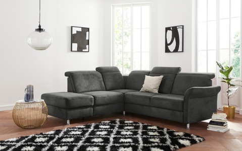 sit&more Ecksofa, inklusive Federkern, wahlweise mit Kopfteilverstellung, Bettfunktion und Stauraum