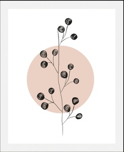 QUEENCE, queence Bild »Hilma«, (1 St.), gerahmt, queence Bild »Hilma«, (1 St.), gerahmt