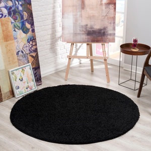Sanat Hochflor-Teppich »LOCA«, rund, 30 mm Höhe, Wohnzimmer, Langflor, Shaggy, Schlafzimmer