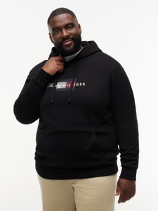 Tommy Hilfiger Big & Tall, Tommy Hilfiger Big & Tall Hoodie "BT-SCRIPT FLAG", Grosse Grössen