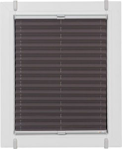 SUNLINES, sunlines Plissee »One Size Style Crepe«, blickdicht, ohne Bohren, verspannt, Zubehörfarbe grau, zum Klemmen, sunlines Plissee »One Size Style Crepe«, blickdicht, ohne Bohren, verspannt, Zubehörfarbe grau, zum Klemmen