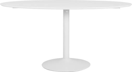 Lomoco, Lomoco - Esstisch TACO - weiss - Holz - 160/110/74 cm, Lomoco - Esstisch TACO - weiss - Holz - 160/110/74 cm