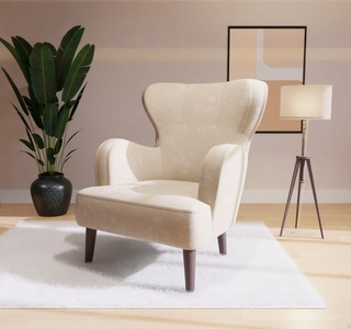 Home affaire Sessel »SICILIA B/T/H: 68/64/88 cm«, moderner Ohrensessel