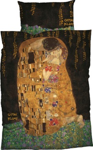 undefined, Goebel Satin Bettwäsche Der Kuss, Goebel Bettwäsche »Kuss«, mit Klimt Gemälde