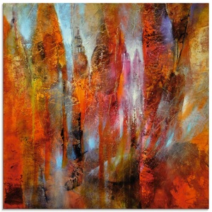 Artland, Artland Glasbild »Frühling in der Schlossallee«, Artland Glasbild »Frühling in der Schlossallee«, Gebäude, (1 St.), in verschiedenen Grössen
