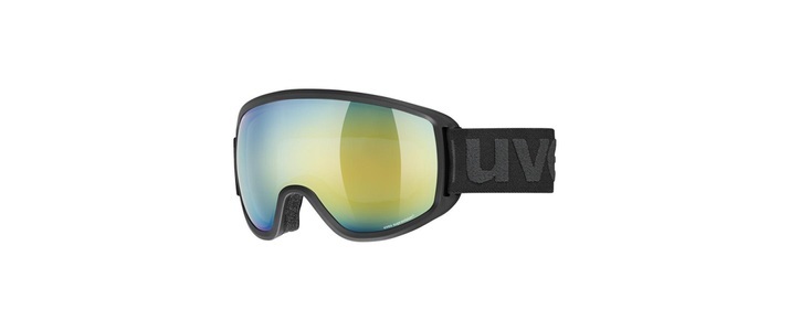 Uvex, Uvex Topic FM Sphere Skibrille - black mat mirror orange blue, Uvex Topic FM Sphere Skibrille - black matt mirror orange blue