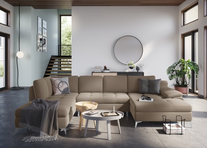 sit&more Wohnlandschaft, mit Recamiere, wahlweise mit Bettfunktion und Bettkasten
