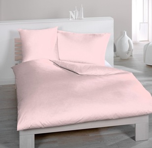 undefined, Bettwäsche, HOME FASHION Bettwäsche »Uni-Halbleinen«