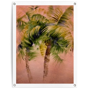 Reinders!, Reinders! Poster »Painted Palm Trees«, Outdoor für Garten oder Balkon, Reinders! Poster »Painted Palm Trees«, Outdoor für Garten oder Balkon