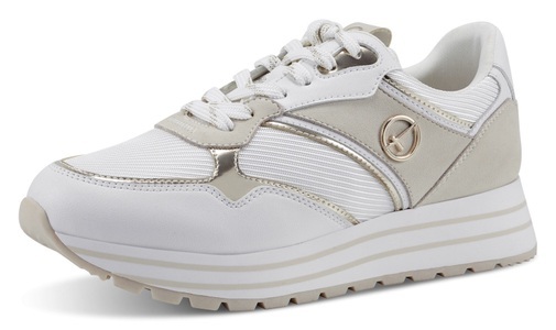 TAMARIS, Tamaris Plateausneaker, mit feinen Glitzerschimmer, 
