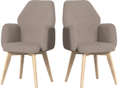 PREMIUM COLLECTION BY HOME AFFAIRE, Premium collection by Home affaire Armlehnstuhl »Madison«, 1 St., Strukturstoff-Struktur fein, Mit verschiedenen Gestellen erhältlich, 