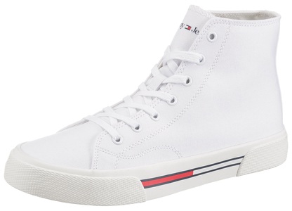 TOMMY JEANS, Tommy Jeans Sneaker »TOMMY JEANS MC WMNS«, mit Flag-Logoprint an der Sohle, Tommy Jeans Sneaker »TOMMY JEANS MC WMNS«, mit Flag-Logoprint, Freizeitschuh, Halbschuh, Schnürschuh