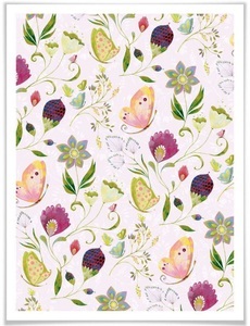 Wall-Art, Wall-Art Poster »Märchen Wandbilder Sommerwind«, Schriftzug, (1 St.), Poster, Wandbild, Bild, Wandposter, Wall-Art Poster »Märchen Wandbilder Sommerwind«, Schriftzug, (1 St.), Poster ohne Bilderrahmen