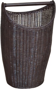 HOME AFFAIRE, Home affaire Wäschekorb, Home affaire Wäschekorb, Rattangeflecht, Landhaus-Stil, mit Griff, Höhe 67 cm