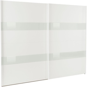 Wimex, Wimex Schwebetürenschrank »Altona«, Wimex Schwebetürenschrank »Altona«, mit Glaselementen und zusätzlichen Einlegeböden