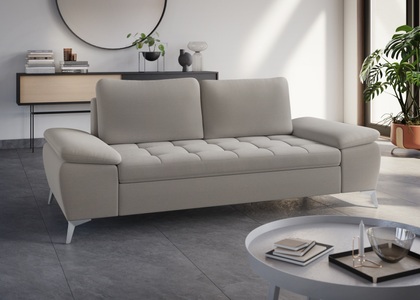 sit&more 2,5-Sitzer, mit hochwertigen Metallfüssen