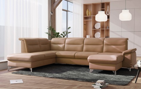 SCHÖNER WOHNEN LAMINAT, SCHÖNER WOHNEN LAMINAT Wohnlandschaft, wahlweise mit motorischer Relaxfunktion, sit&more Wohnlandschaft »Astoria U-Form«, wahlweise mit motorischer Relaxfunktion