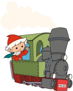 Wall-Art, Wall-Art Wandtattoo »Sandmann Aufkleber Lokomotive«, 